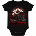 New bloed baby romper woonwagen editie