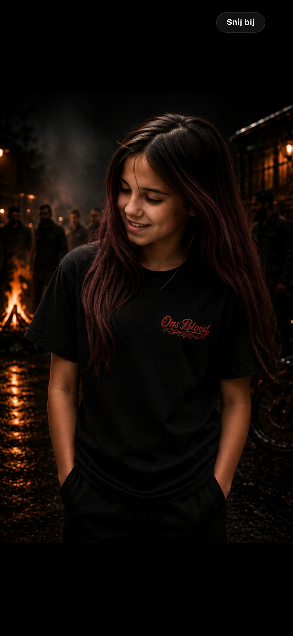 Tshirt meiden organic