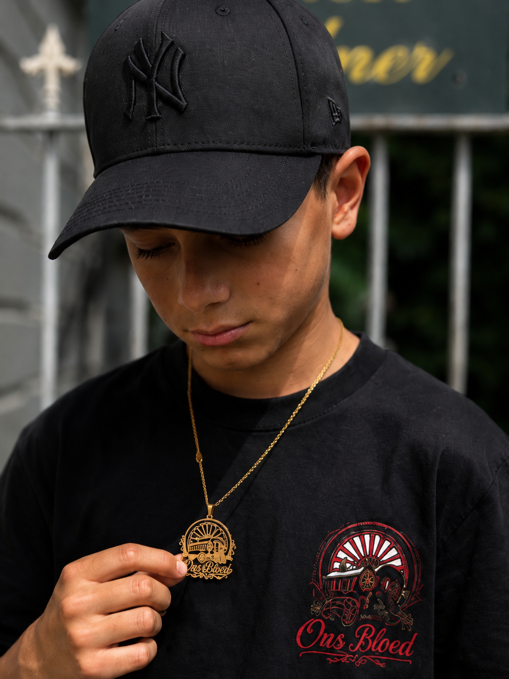 Ketting met Hanger — Verguld Goud | RVS